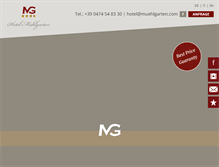 Tablet Screenshot of muehlgarten.com
